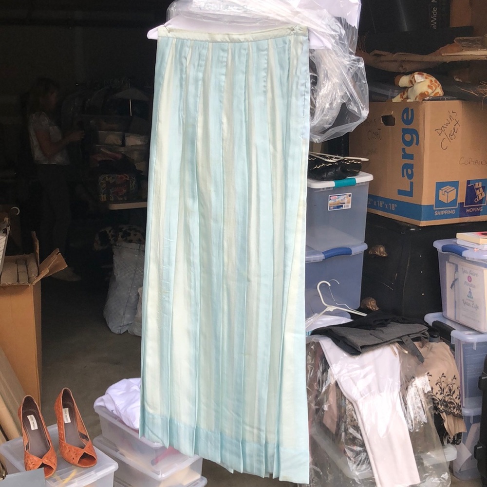 Light Blue Maxi Skirt Vintage